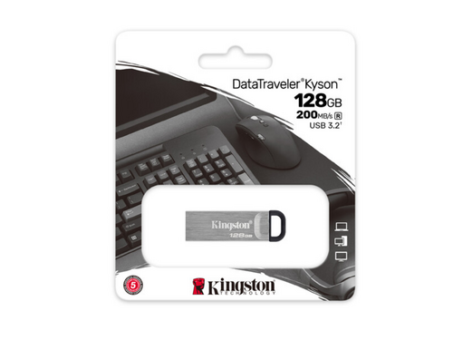 USB MEMORIJA KINGSTON DTKN/128GB/KYSON/3.2/SREBRNA